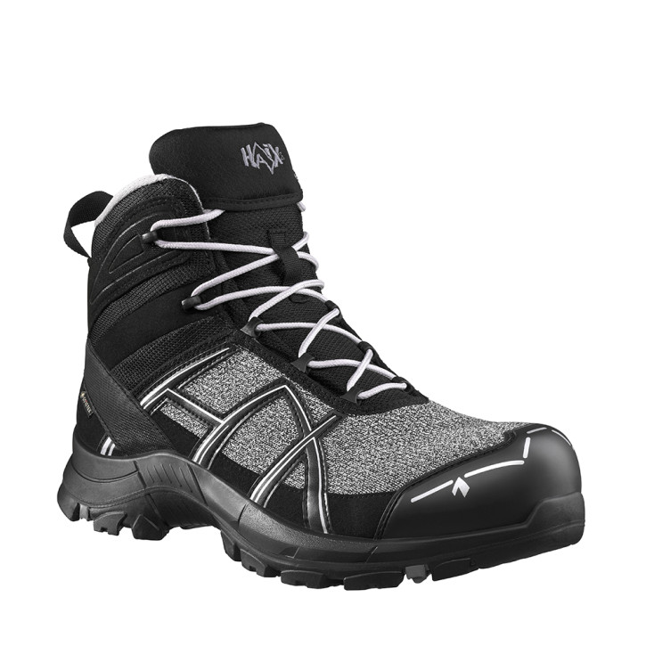 HAIX BLACK EAGLE® Safety PRO mid/black-silver - Gr. 38/5